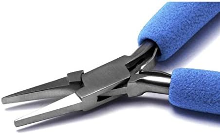 Plier ESD Curved Snipe Nose, Smooth Jaws 4"