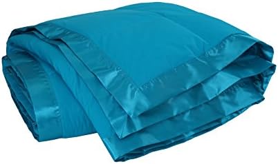 Highland Feather Ferrara Down Blanket, Twin, Peacock Blue