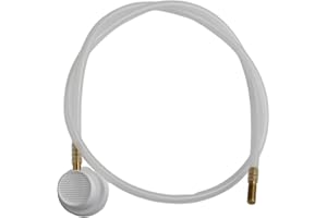 Extension Hose for Fluid Film Spray Cans, 50 cm Wand with 4.5 mm Diameter, White & Gold, 2 pcs