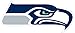 NFL Siskiyou Sports Fan Shop Seattle Seahawks Logo Magnets 8 inch sheet Team Color