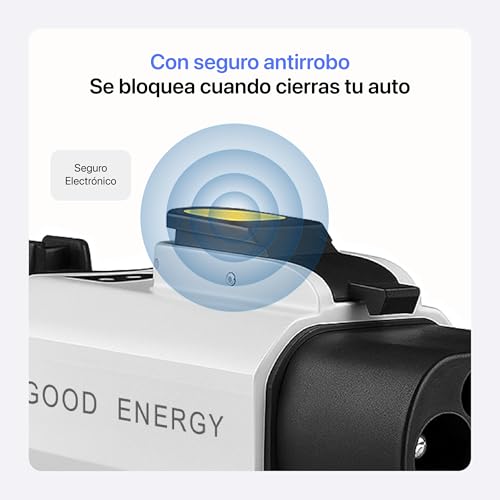 GOOD ENERGY Paquete Adaptadores de Carga GB/T, Paquete Adaptador Tesla NACS a GB/T y Adaptador Tipo 1 (J1772) a GB/T, con Botón de Seguridad Electrónico, Diseño Compacto y Bolsa de Transporte