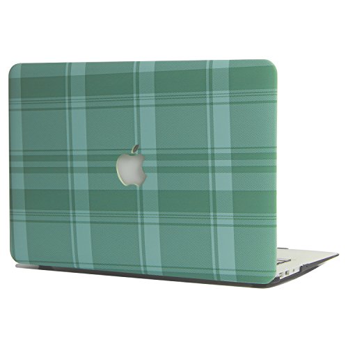 Laptop MacBook Pro Case Design - L2W Laptop Computers Pu Leather Classic Lattice Pattern Case For Apple MacBook Pro 13.3 Inch Old With CD Drive [Bottom Model:A1278],Plastic Hard Cover Shell Green - Thumbnail 6