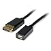 StarTech.com 3 ft DisplayPort to Mini DisplayPort 1.2 Video Cable Adapter M/F - DisplayPort 4k with HBR2 support - DP (M) to Mini DP (F) (DP2MDPMF3) primary