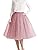 Length Layered Tulle A-line Party Prom Skirt Tulle Skirt
