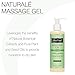 Bon Vital' Naturale Massage Gel, 8 oz Bottle with Pump, Hypoallergenic & Paraben-Free, Natural Massage Lotion Alternative with Botanical Extracts, Lightweight & Non-Greasy Formula, for Sensitive Skin