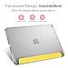 MoKo Case Fit 2018/2017 iPad 9.7 6th/5th Generation - Slim Lightweight Smart Shell Stand Cover with Translucent Frosted Back Protector Fit iPad 9.7 Inch 2018/2017, Lemon Yellow(Auto Wake/Sleep)