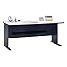 Bush Business Furniture Series A 72W Desk in Slate and White Spectrum