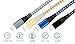 Mscrosmi 4 Pack 3FT 6FT 6FT 10FT Nylon Braided USB Charging cable compatible with iPhone 7/7Plus/6s/6s Plus/6/6Plus/5s/5c/5,iPad/iPod,iOS devices and more.(Black,Blue White,Gray Gold,Rose Gold)