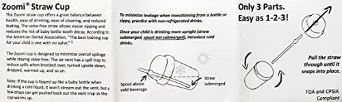 nuSpin Kids 8 oz Zoomi Straw Sippy Cup, Safari Animals Style