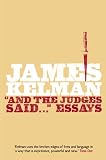 And the Judges Said...: Essays