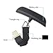 ROSIMO Digital Hanging Luggage Scale,Rubber Paint,Temperature Sensor,50kg,Silver
