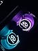JSAMZ Car Logo LED Cup Pad led Cup Coaster USB Charging Mat Luminescent Cup Pad LED Mat Interior Atmosphere Lamp Decoration Light (Infiniti)
