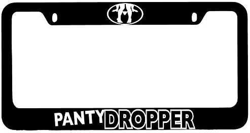 Panty Dropper Black Metal License Plate Frame
