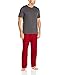 Nautica Men's Check Flannel Pant and Short Sleeve Tee Set