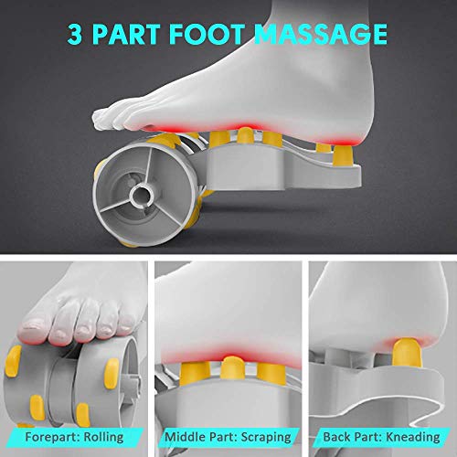 KEYWING Foot Massager Shiatsu Foot Massager with Remote, Feet Massager Air Compression, Deep Kneading Therapy & Multiple Mode Options - Thumbnail 3