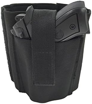 DMetric Concealed Pistol Holster - Multifunction Right/Left Ankle Holster For Handgun, Mobile Phone, Tactical Flashlight - Comfortable and Adjustable