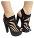 Soda Women's MVE Shoes Thick Heel Manji Comfortable platform open toe
