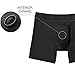 RODEOH Truhk Pouch Front Packing STP Boxer Underwear - FTM Transgender (XXL) Black