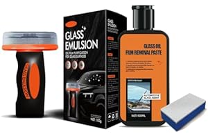 2026 New Q4 Glass Guard, Car Oil Film Cleaner, Glass Emulsion 120ml, Effective Windshield Cleaning for Clear Visibility, All 