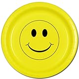 SMILEY FACE DINNER PLATE (8/PKG)