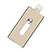 128GB iPhone USB Flash Drive, iOS Memory Stick, iPad External Storage Expansion for iOS Android PC Laptops (Gold)