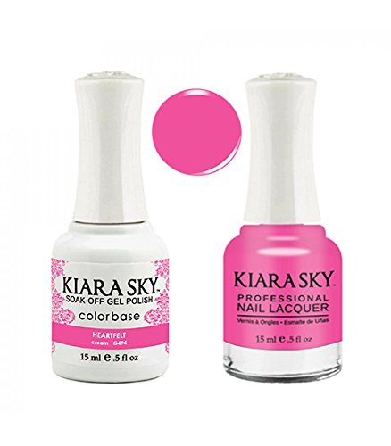 Kiara Sky Matching Gel Polish + Nail Lacquer, Heartfelt, .5 fl. oz Kiara Sky Matching Gel Polish + Nail Lacquer, Heartfelt, .5 fl. oz