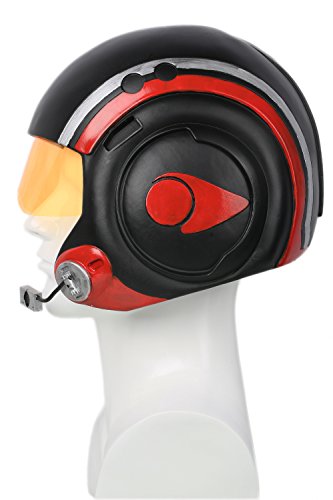 Xcoser Dameron Helmet Deluxe Poe Cosplay Mask X-Wing Teens Adult SW Costume Props