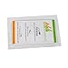 PackZen Clear Top Loading Adhesive Business Card Sleeve/Pocket (Long Side Open) - Pack of 100 - Made in The USA