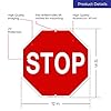 Stop Sign Room Décor, 12x12 Octagon alt Room Décor Aesthetic Rust Free ...