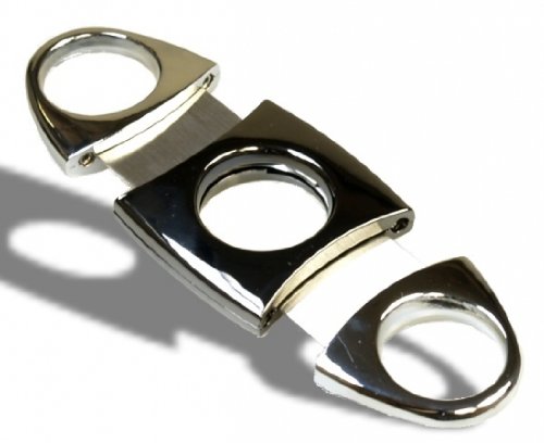 Lifestyle-Ambiente Stainless steel cigar cutter chrome.