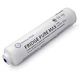 Fridge Pure MAX Universal Inline Water Filter (3 yrs/5,000 gal) by Nahla Pure. Replace/Extend life of OEM Refrigerator/Ice maker filters by up to 6x. Removes 99.99% of Contaminants. Leak-free, Quick and Simple Install. Made in the USA.