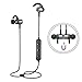 Sports Headphones GUSGU Wireless Earphone Stereo Sports Earbuds in Ear Bluetooth Headphones with Magnetic Design for Running(Noise Cancelling Mic,Snug Silicon Earbuds)