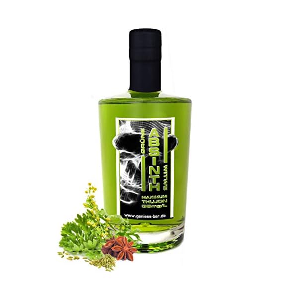 Absinth Die Grüne Witwe 0,7L Testurteil SEHR GUT(1,4) Maximal erlaubter Thujongehalt 35mg/L 55% Vol