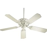 Quorum 85525-67, Windsor Antique White Energy Star 52" Ceiling Fan