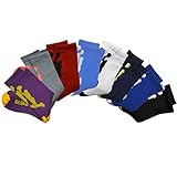 Basketball Sock by ChalkTalk SPORTS | Athletic Mid Calf Woven Socks | Basketball Player | Multiple Colors