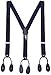 Marino Mens Elastic Fashion Suspenders 1.25
