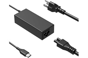 HSXIRQA Chromebook Charger 45W Fit for HP Lenovo Dell Acer Asus Samsung Google Chromebook Laptop Computer USB Type C Universa