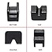 Skelang Jack Pad Adapter Rubber Slotted Universal for Jack Stand, Frame Rail Jack Pinch welds Protector, Pack of 4