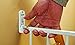 Perma Locking Walk Through Baby Gate for Stairs, Extra Wide and Extra Tall, White