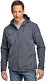Port Authority Men's Textured Hooded Soft Shell Jacket