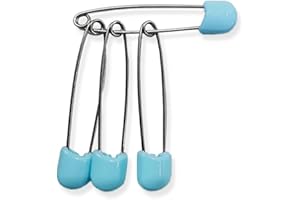 Incontrol Diapers - Adult Size - XL Jumbo - Safety Stainless Steel Locking Pins (Blue)