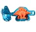 Prextex Jumbo Surprise Easter Eggs Filled with Clay Dough and 3D Dinosaur Toys Shapes Fun Dough Eggs