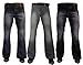 Zico Mens Classic Bootcut Fit Jeans Darkwash Lightwash & Sulphur Grey
