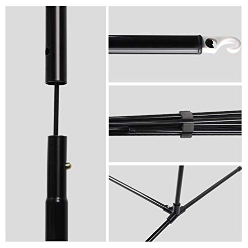 image for amzdeal Badminton Net 17ft Kids Volleyball Net Adjustable Portable Net