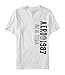 Aeropostale Men's Vertical Logo V-Neck Graphic T Shirt Xl Bleach