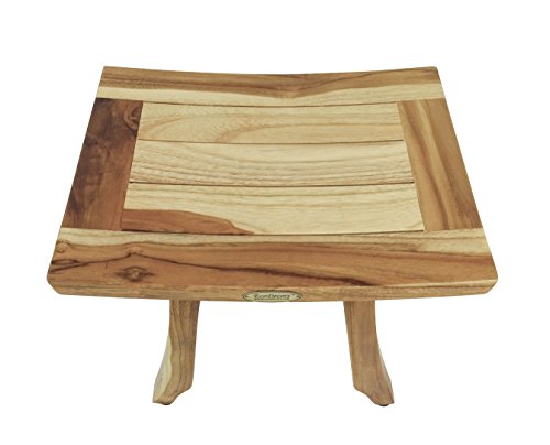 EcoDecors Satori Shower Stool, Natural