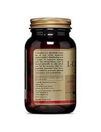 Solgar – L-Carnitina 250 mg, 90 °Cápsulas vegetales