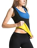 Women's Body Shaper Tummy Fat Burner Sweat Tank Top Weight Loss Shapewear Neoprene No Zip Hot Thermo Slimming black Vest Sauna Suits