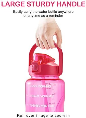 Water bottle in clear plastic design with a white cap, featuring a BPA-free label.