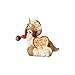 Department 56 Heart of Christmas “Reindeer with Santa Hat” Stone Resin Figurine, 1.57”